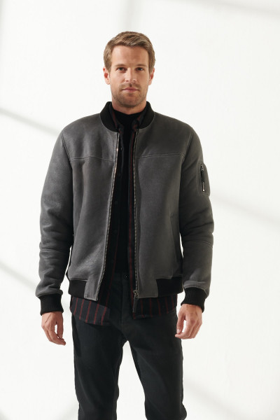 Byron, Lammfelljacke Herren