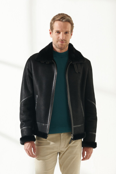 Doyle, Lammfelljacke Herren