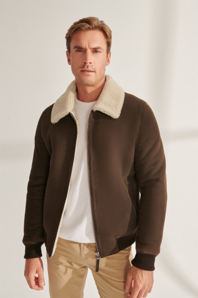 Grady, Lammfelljacke Herren