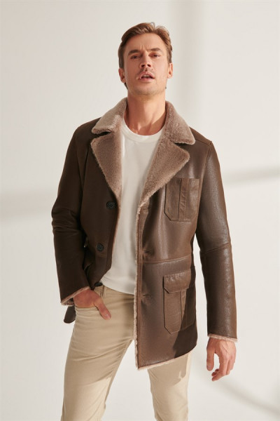 Hendrik shearling jacket men