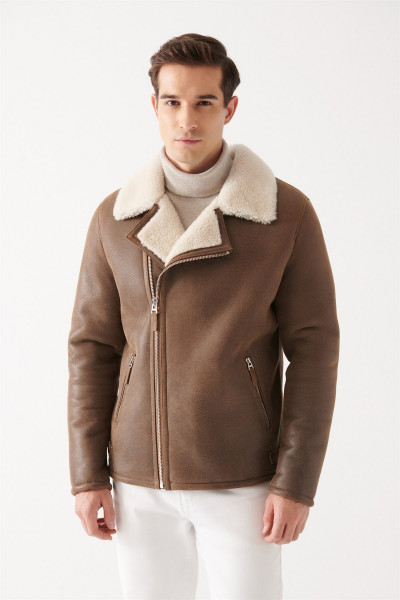 Clay, Lammfelljacke Herren
