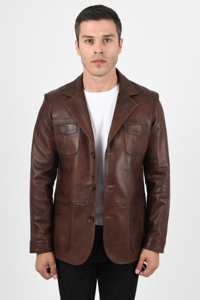 Emil Lederjacke Herren
