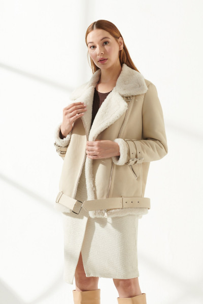 Jeannette, shearling jacket women